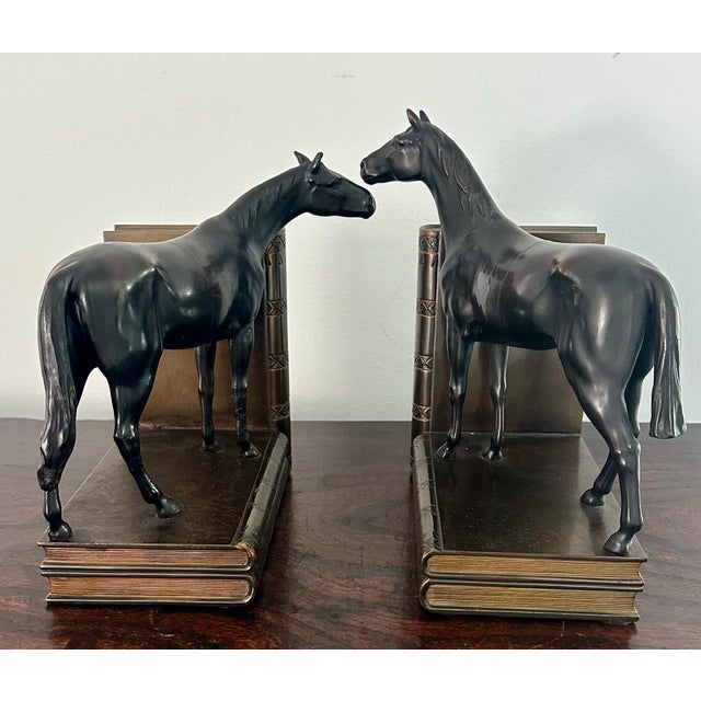 English Horse Bookends, a Pair For Sale - Image 3 of 12