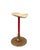 Mid-century work red stool France 1950 aluminum, iron H 56 cm - 32 cm diam. Conditions: very good consistent with age and use