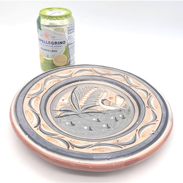 Ceramic 1950s Tonalá Mexico Decorative Plate For Sale - Image 7 of 9