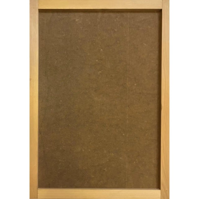 Modern Jean Krille, Landscape 124, Oil on Masonite, 1983 For Sale - Image 3 of 9