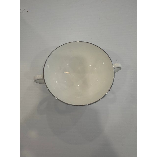 Wedgewood Footed Cream Soup Bowl Belle Fleur