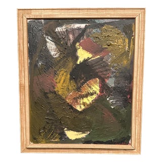 Curt Agge, Composition, 1959, Oil on Canvas, Framed For Sale