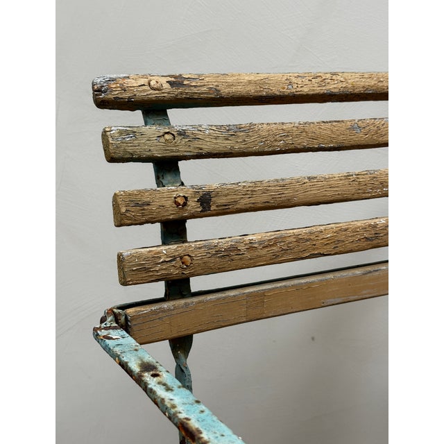 Classic Vintage French Bistro Chairs - a Pair For Sale In Los Angeles - Image 6 of 15