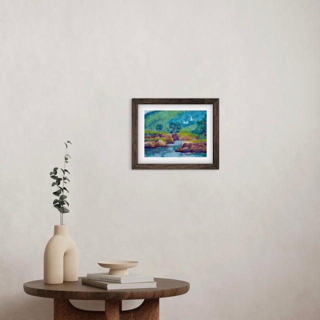 Modern Impressionist Coastal Seascape, Original Oil Painting For Sale - Image 12 of 12