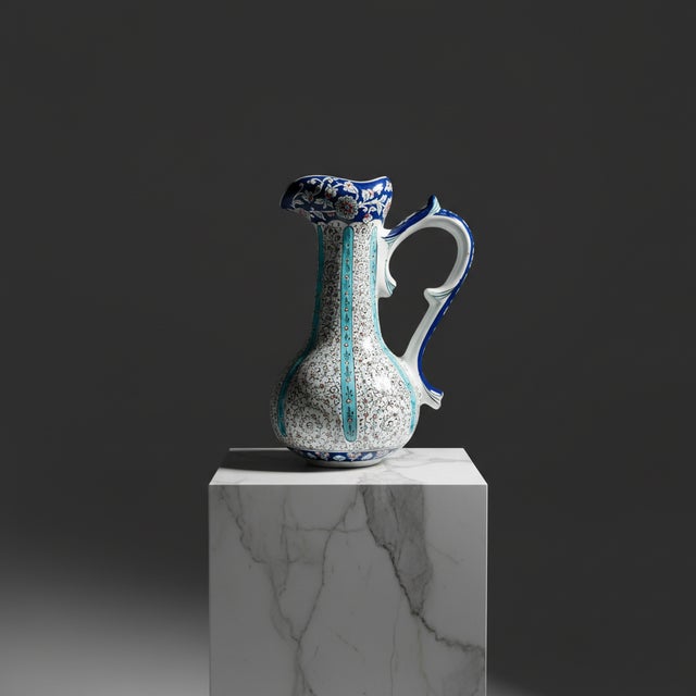 The Aegean Silhouette: A Masterpiece in Turquoise At 40 cm, it is a statue of elegance, combining the historic intricacy...