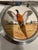 Mid-Century Modern 1950s Mid Century Modern Porcelain and Sterling Cheese Plate With Coordinating Cheese Knife For Sale - Image 3 of 6