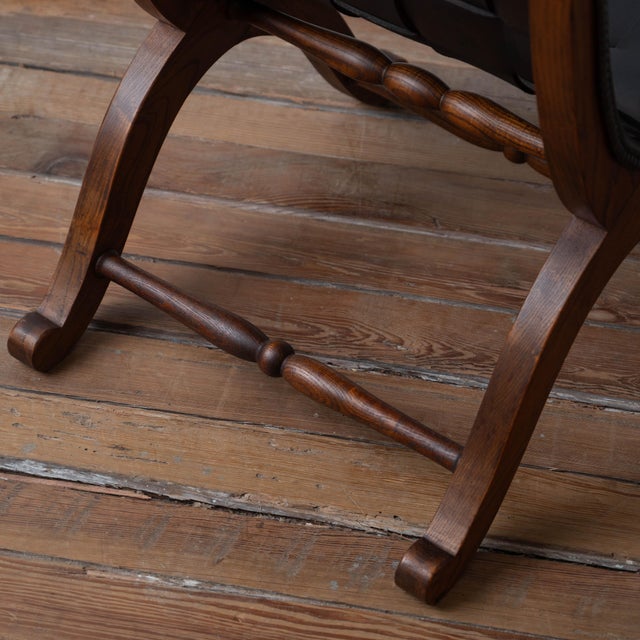 Pierre Lottier Leather Lounge Chair, 1960s For Sale - Image 17 of 18