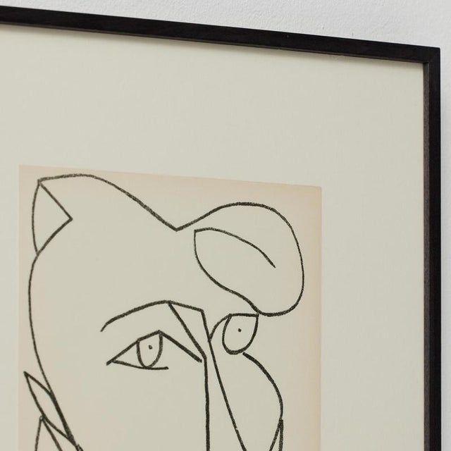 Françoise Gilot, Portrait of a Woman, 1951, Lithograph, Framed For Sale - Image 7 of 18