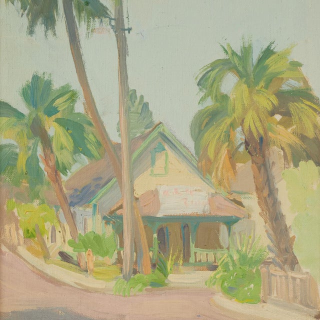 Tropical Painting of Key West For Sale In West Palm - Image 6 of 10
