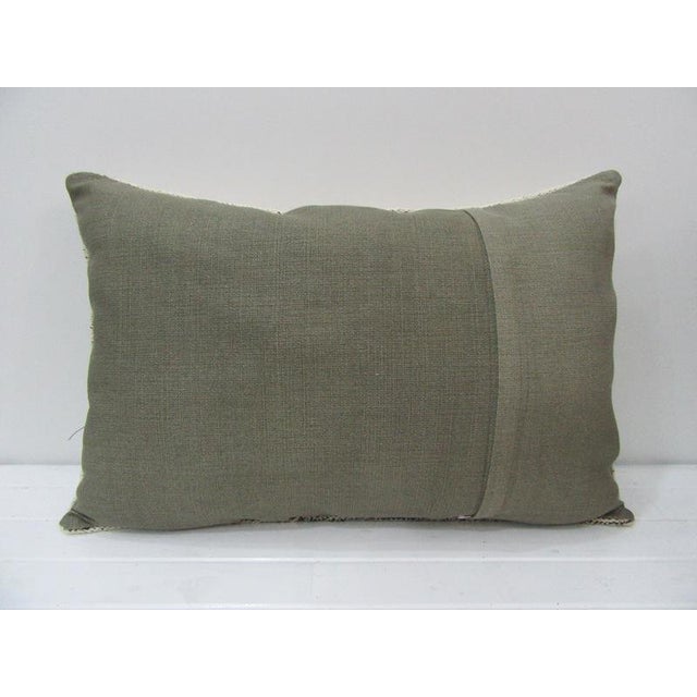 Turkish Beige Kilim Pillow Cover For Sale - Image 3 of 4