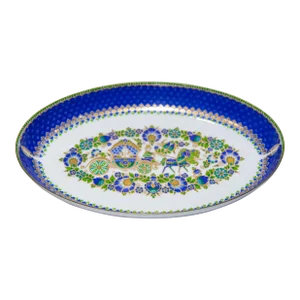 Vintage Steinbock Austrian Enameled Oval Dish