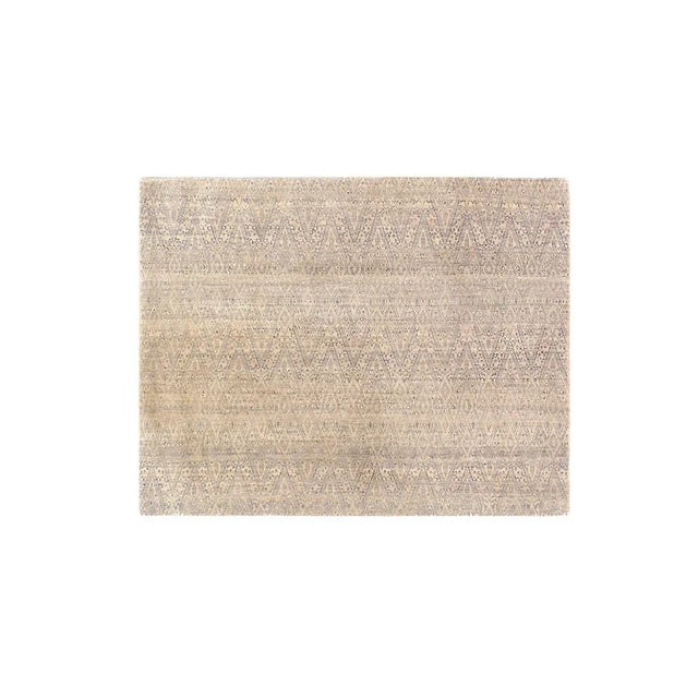 Contemporary Pasargad Genuine Nepal Modern- 3'6"x4'6" For Sale - Image 3 of 4