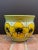 Vintage Mid-Century Italian Ceramic Yellow Flowers Planter / Cachepot For Sale - Image 10 of 10