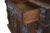 This product is a large French antique heavily carved oak hunt board with a raised panel door style. It features intricate...