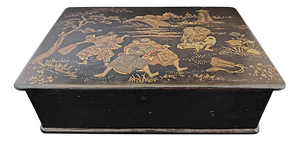 Napoleon III Japanese-Style Lacquered Letter Box
