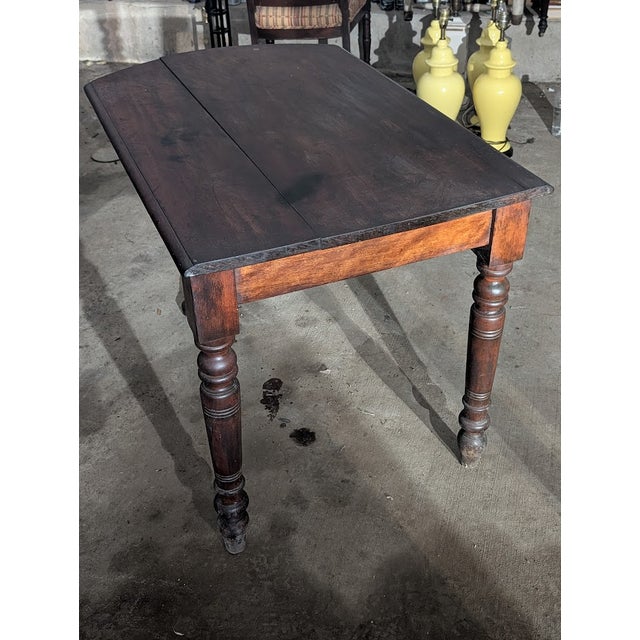 Early 20th Century Georgian-Style Mahogany Tripod Pedestal Table For Sale - Image 5 of 15