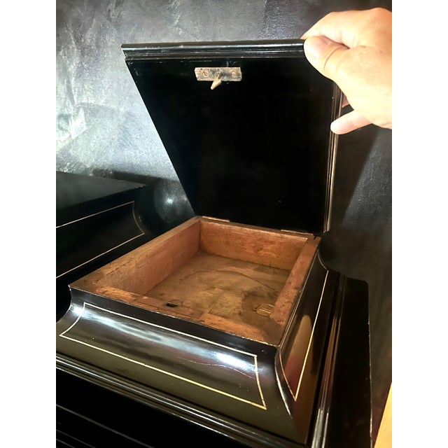 Italian Hand Crafted Lombardy Cabinet on Stand Center Mirror and Etching Details For Sale - Image 11 of 12