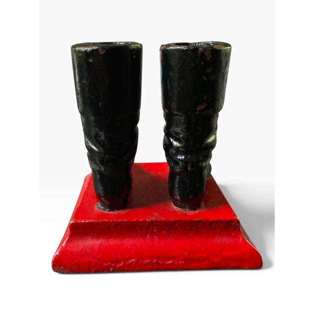 Late 19th Century 19th Century English Iron Riding Boot Match Strike For Sale - Image 5 of 5