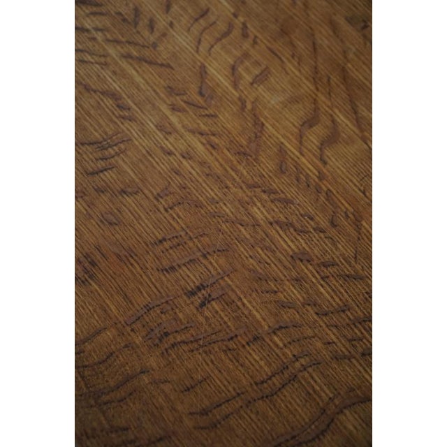 Mid-Century Danish Round Dining Table in Oak with Two Extensions, 1960s For Sale - Image 10 of 18