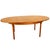 Wood Mid Century Modern Danish Style Teak Butterfly Leaf Extending Dining Table 1960 For Sale - Image 7 of 11