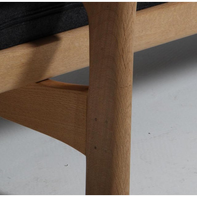 Wood Hans J. Wegner Three-Seat Sofa attributed to Hans J. Wegner for Getama For Sale - Image 7 of 9