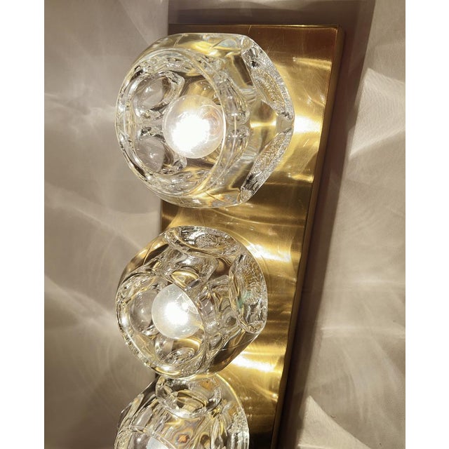 Large Glass Sconces from Peill & Putzler, 1970s, Set of 2 For Sale - Image 9 of 18