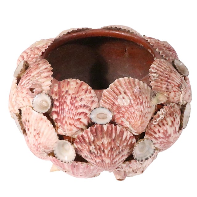 Vintage Decorative Shell Bowl For Sale - Image 4 of 10