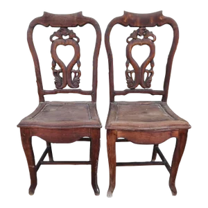 Pair of Vintage Chinoiserie Chairs