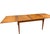 Nice danish teak flip top dining table. Great space saver when closed 56" when fully open measures 112" long to fit your...