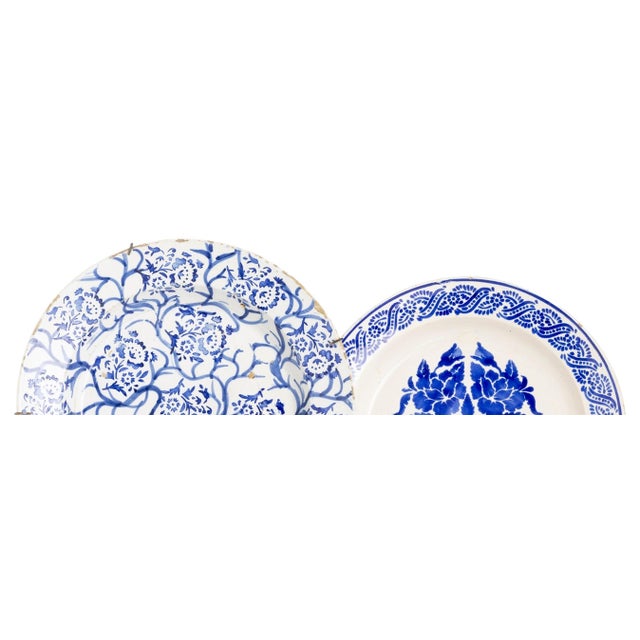 Earthenware Plates, 19th Century, Set of 2 For Sale - Image 5 of 8