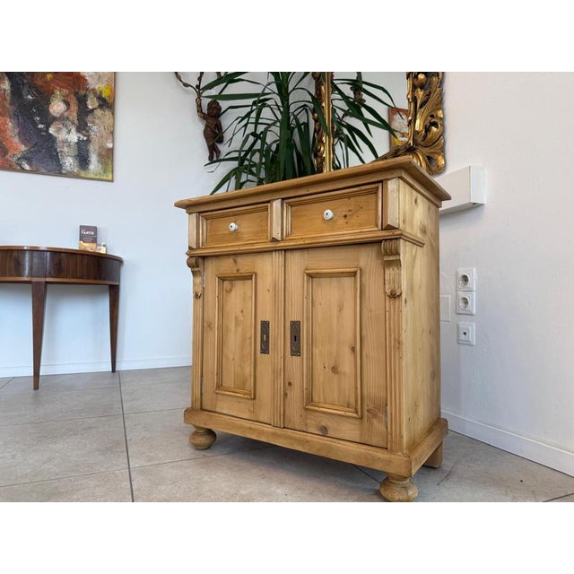 Rustic Apothecary Buffet in Wood For Sale - Image 3 of 17