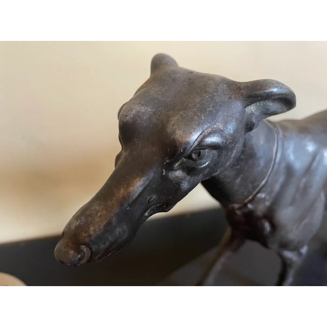 Art Deco Greyhound Statue, 1920s For Sale - Image 6 of 17