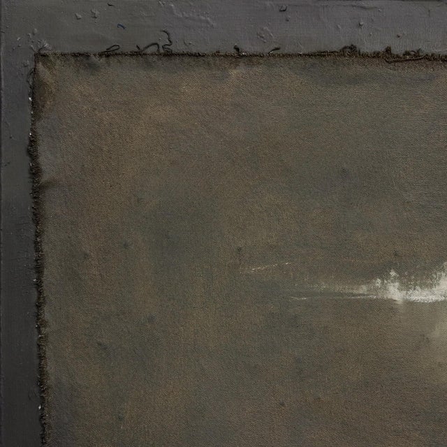 Wisdom - Original Abstract Figurative Oil and Wax Painting on Canvas by Mark Acetelli For Sale - Image 4 of 9