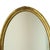 Hollywood Regency Golden Mirror Oval Deknudt Classic For Sale - Image 6 of 16