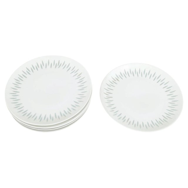 Friedl Holzer-Kjellberg for Arabia Set of six salad/dessert plates, 1970s. Set comprising six salad or cake plates in...