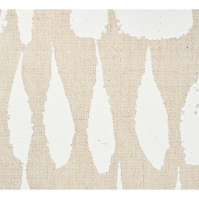 ⭐️ Ships Within 2 Days On the Front: Queen of Spain Printed Fabric On the Back: Ivory Linen Fabric Designer Fabric...