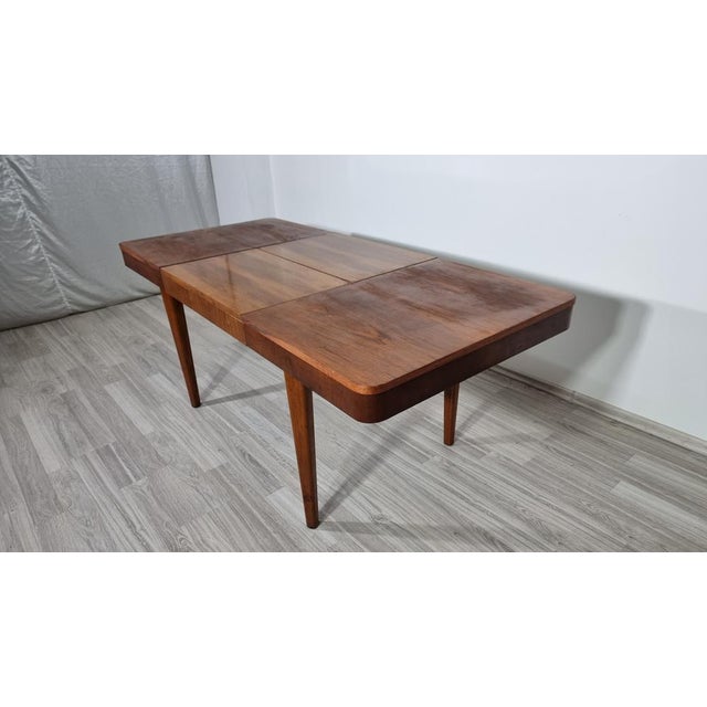 Wood Vintage Dining Table by Jindrich Halabala For Sale - Image 7 of 17