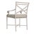 Not Yet Made - Made To Order Brown Jordan Venetian Arm Chair, Dove frame with Fusion Meadow fabric For Sale - Image 5 of 11