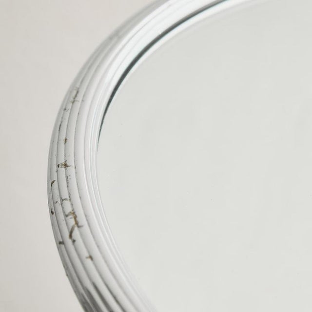 Vintage Metal Framed Mirror, 1970s For Sale - Image 3 of 10