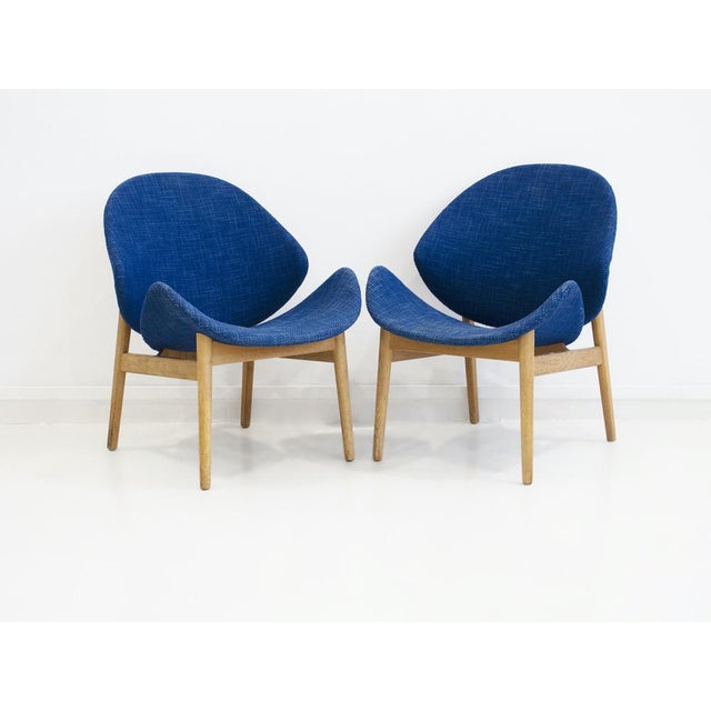 Set of Model 134 Chairs by Hans Olsen in Oak, 1950s For Sale - Image 14 of 14