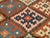 Antique Persian Varamin Kilim Runner, Handwoven Wool, Caucasian Geometric Pattern, 3x12 For Sale - Image 16 of 17