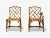 Dal Vera, Italian Modern, Bamboo, Cane, Six Dining Chairs, Italy, 1950s For Sale - Image 10 of 15