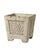 Pair of English Tudor Style Cast Stone Rose Planters For Sale - Image 4 of 8