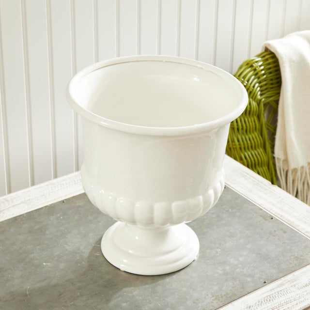 Sculpture Materials Mirabelle Decorative Pedestal Bowl Small For Sale - Image 7 of 8
