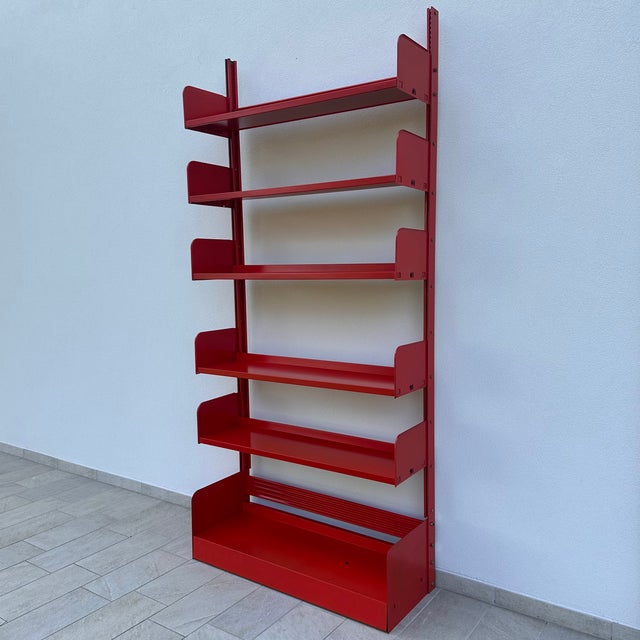 Lips Vago Orange Bookcase, 1968 For Sale - Image 10 of 11