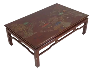 John Boone Laquered Chinoiserie Coffee Table