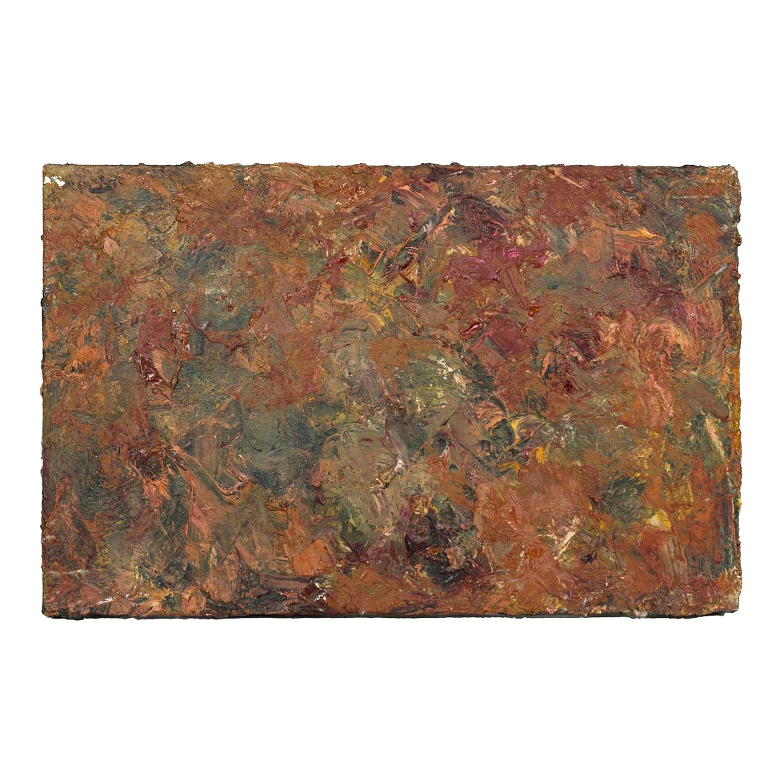 Andy Miller Abstract Composition Oil on Canvas | Chairish