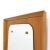 Brown Mid Century Wall Mirror in Mahogany For Sale - Image 8 of 9