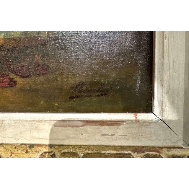 Late 19th Century 19th Century French Floral Still Life Oil on Canvas Painting by Gaston Boucher For Sale - Image 5 of 12