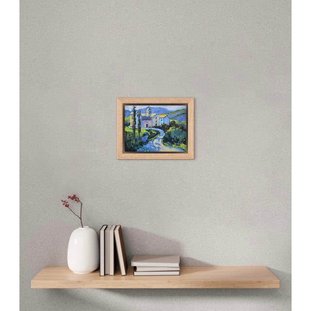 Contemporary Modern Impressionist Landscape (Original Oil on Canvas) For Sale - Image 3 of 8